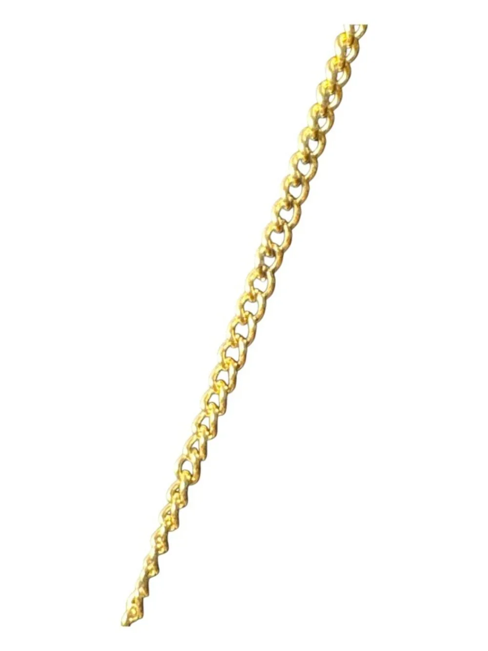 Vintage Gold Tone Tassel Pendant Necklace – 24 Inch Chain – Filigree Bead Drop